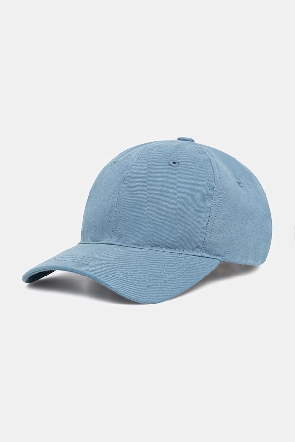 Бейсболка хлопковая Lacoste цвет голубой