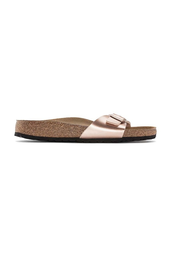 Шльопанці Birkenstock Madrid колір золотий