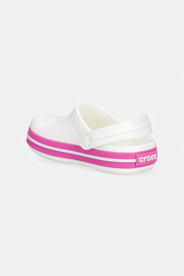 Шлепанцы детские Crocs цвет белый фото 2