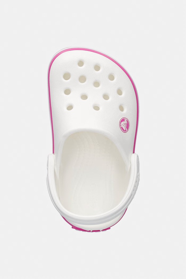 Шльопанці дитячі Crocs колір білий фото 4