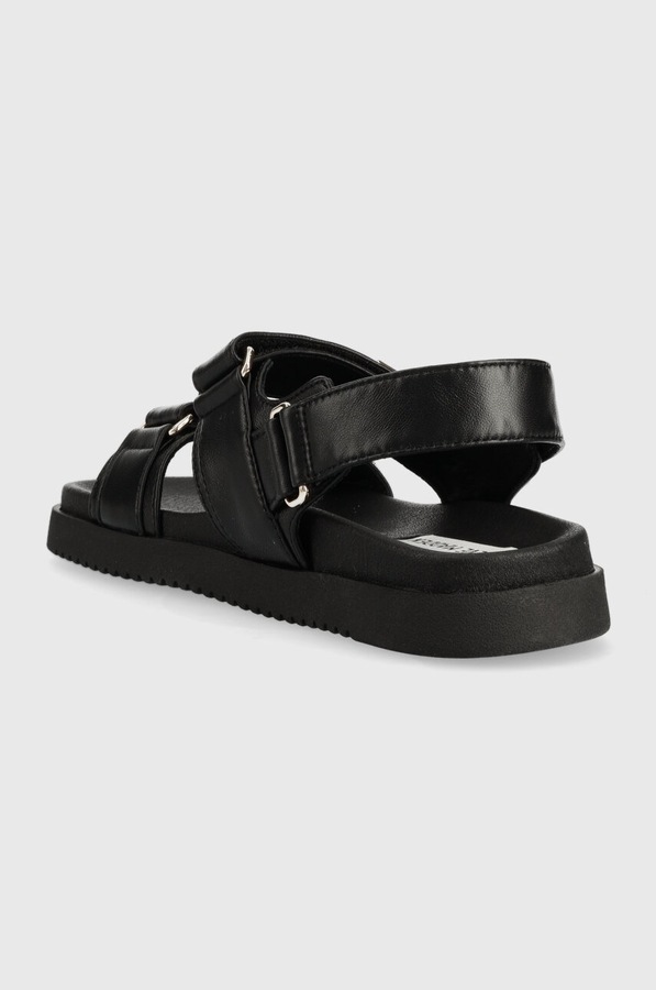 Шкіряні сандалі Steve Madden Mona колір чорний фото 2