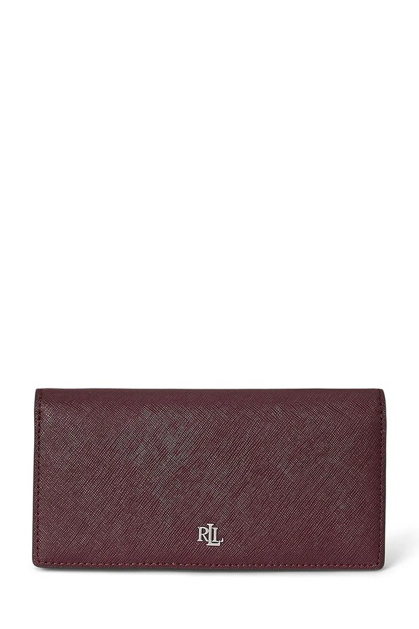 Кошелек женский кожаный Lauren Ralph Lauren цвет бордовый