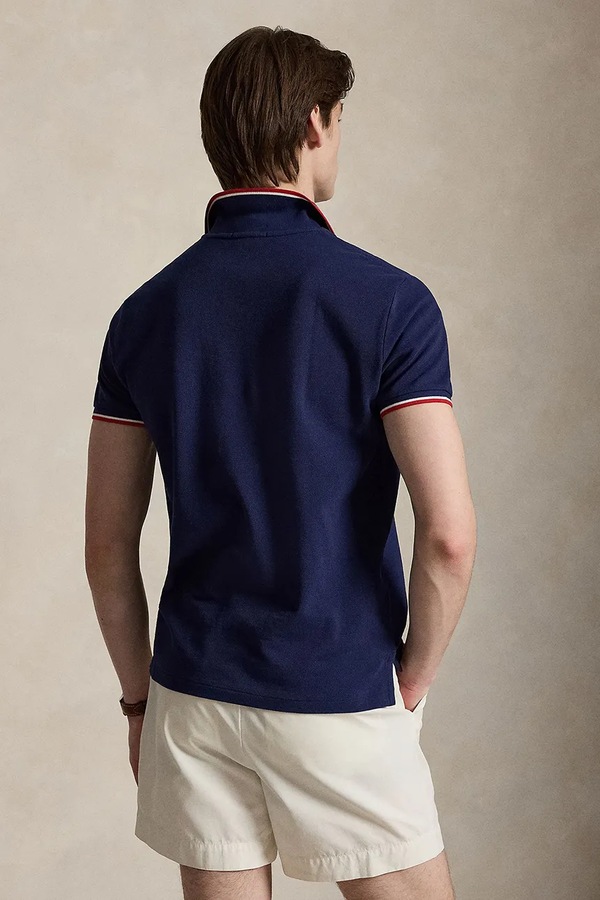 Чоловічий бавовняний Polo Ralph Lauren колір темно-синій