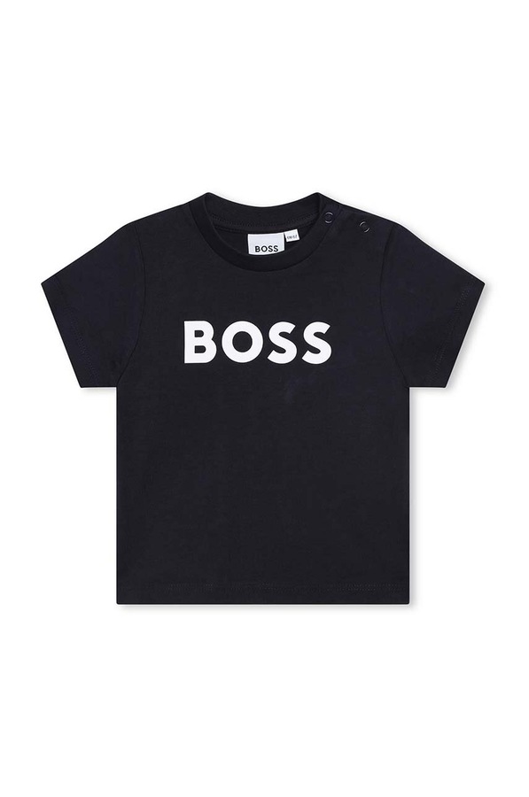 Футболка для немовлят BOSS колір синій