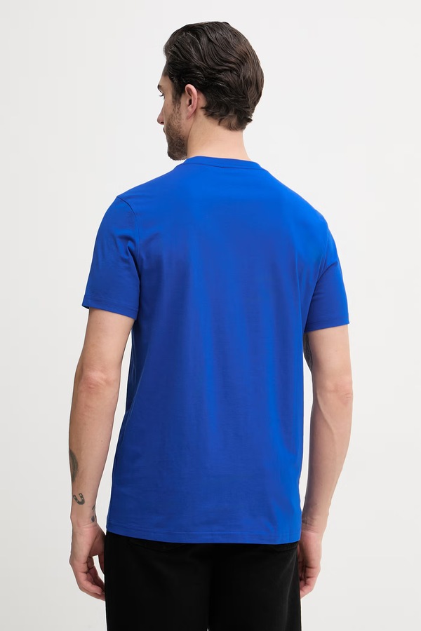 Чоловічий бавовняний BOSS T-Shirt RN колір блакитний фото 2