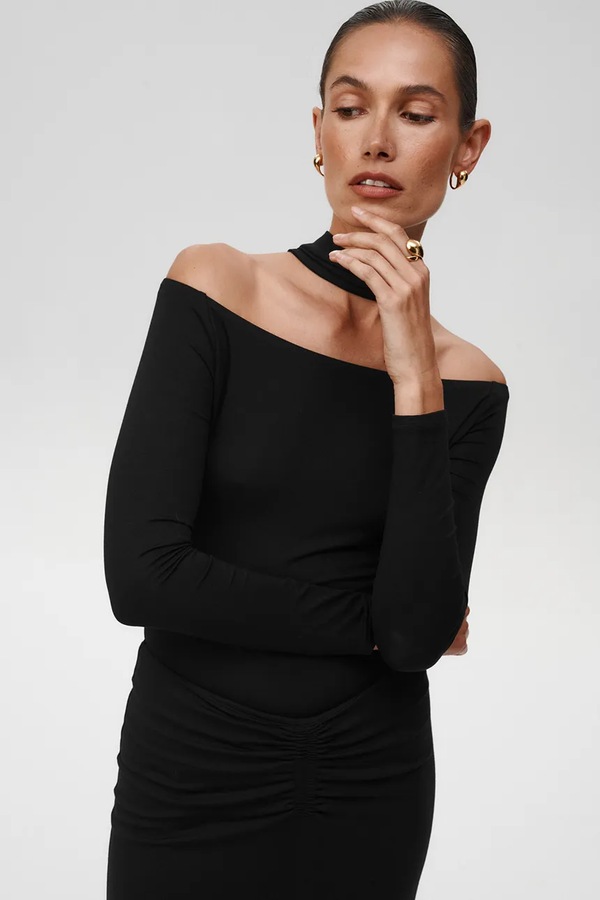 Боді Undress Code Drunk in Love Bodysuit Classic колір чорний фото 4
