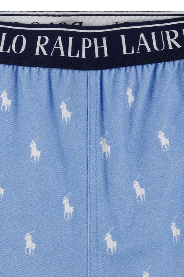 Дитяча бавовняна піжама Polo Ralph Lauren колір синій фото 4