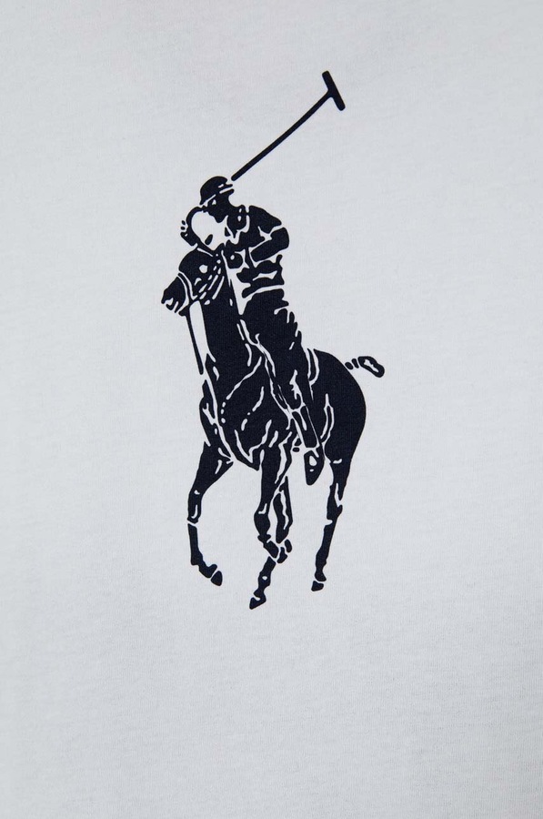 Дитяча бавовняна піжама Polo Ralph Lauren колір синій фото 3