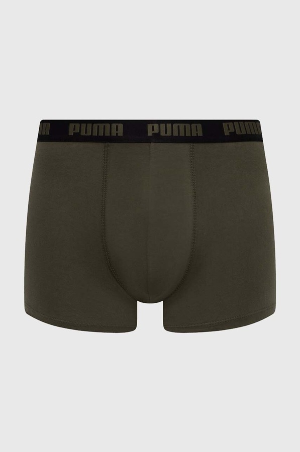 Боксеры Puma 3-pack Everyday цвет зеленый