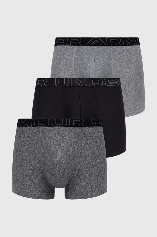 Боксери Under Armour 3-pack колір сірий
