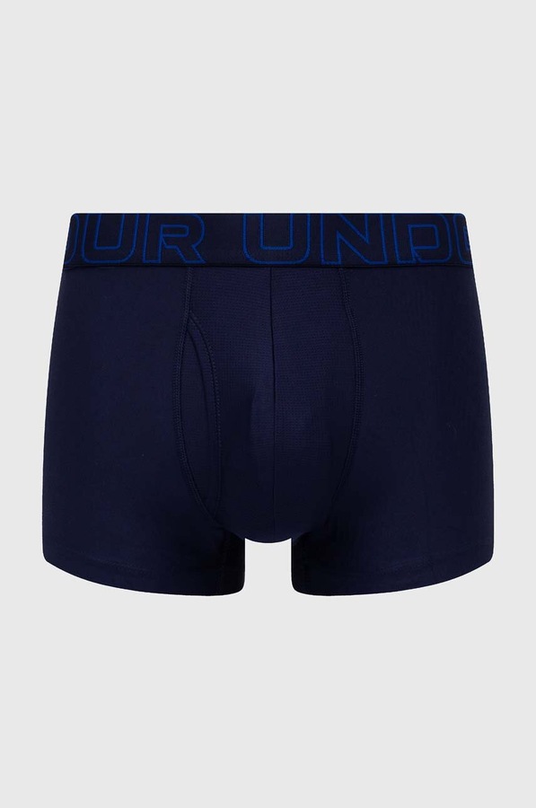 Боксери чоловічі 3 шт. Under Armour колір темно-синій фото 3