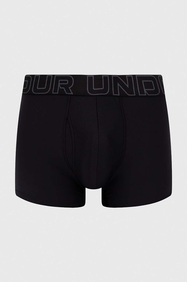 Боксери чоловічі 3 шт. Under Armour колір чорний фото 2