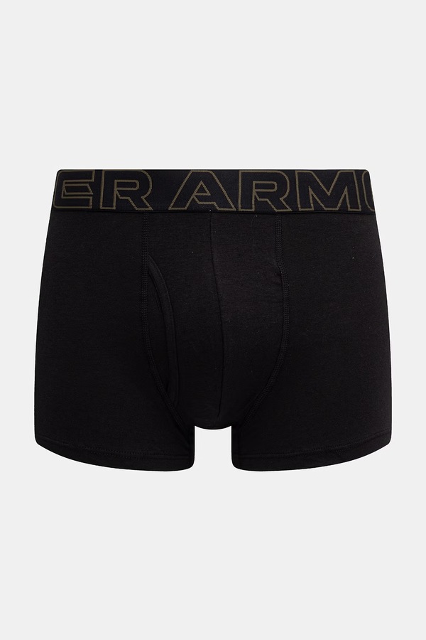 Боксери чоловічі 83 Perf Cotton 3in 3 шт. Under Armour колір зелений фото 2