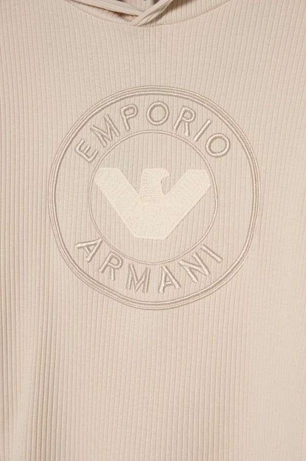 Дитяча кофта Emporio Armani колір бежевий фото 2