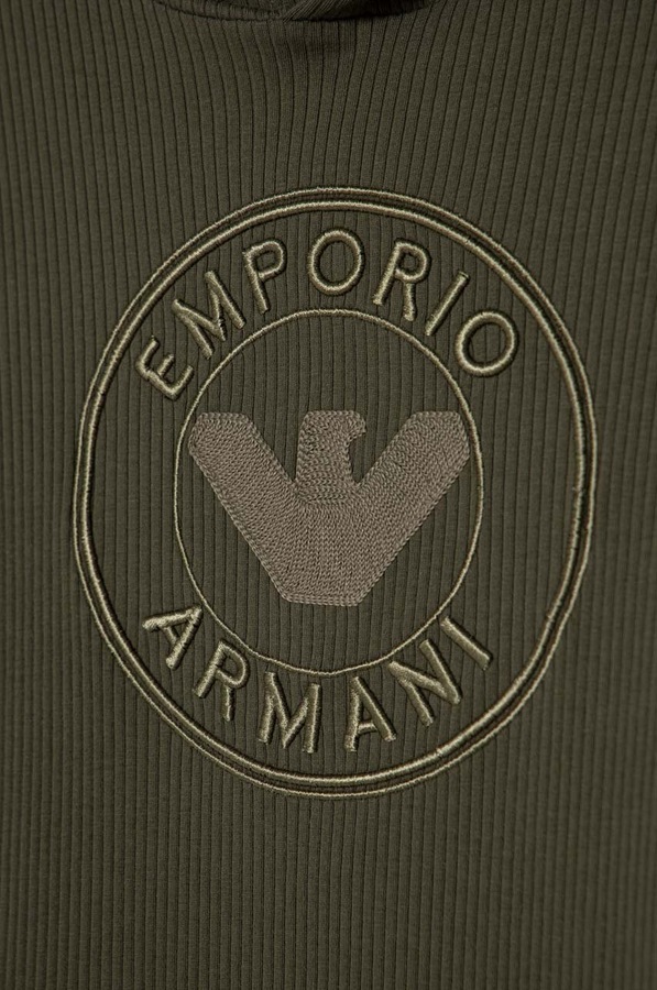 Дитяча кофта Emporio Armani колір зелений фото 2
