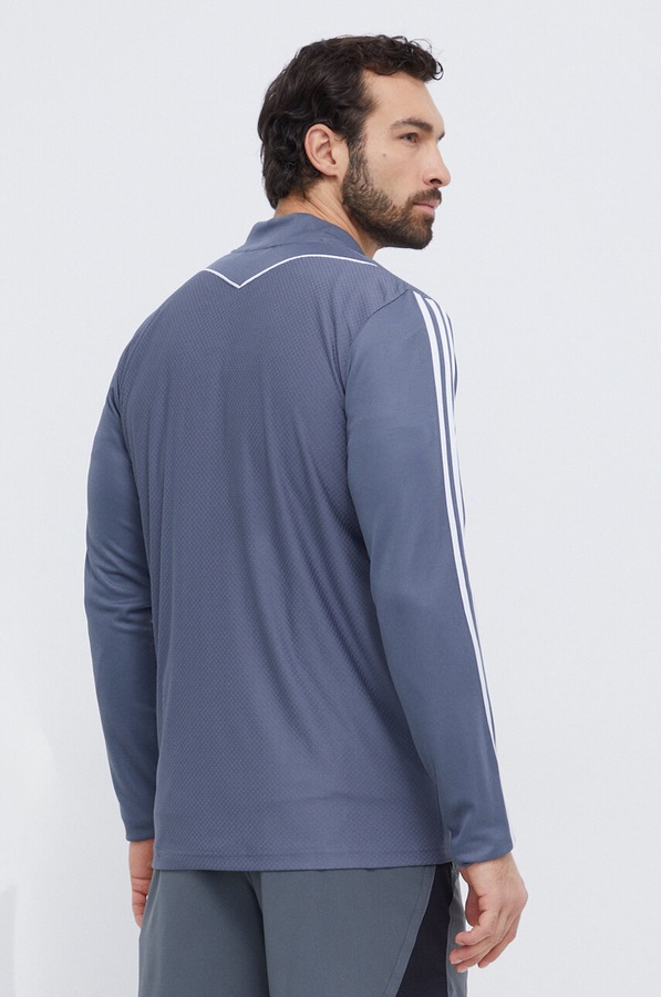 Тренувальна кофта adidas Performance Tiro 23 колір сірий фото 2