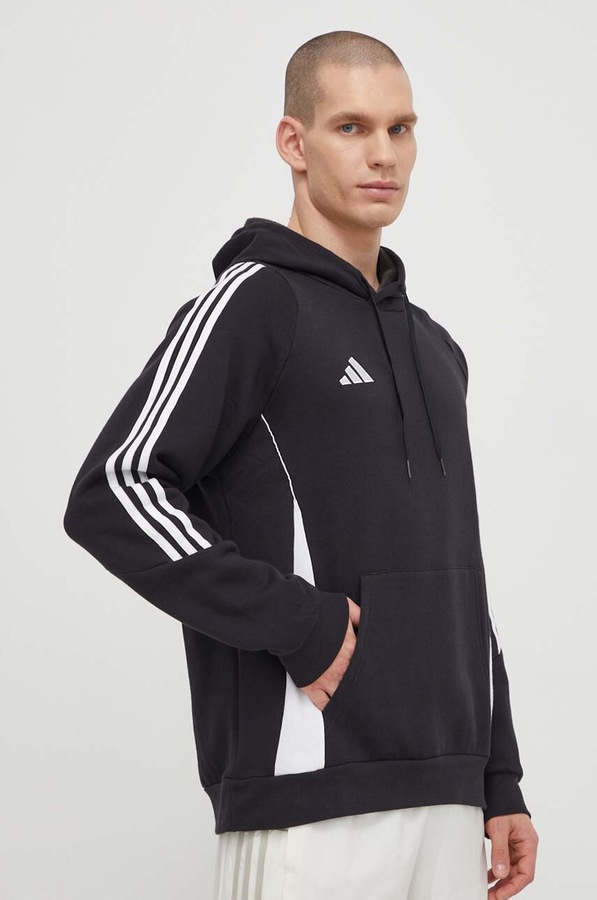 Кофта adidas Performance Tiro 24 колір чорний фото 4