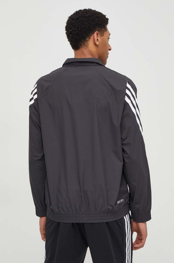 Кофта adidas колір чорний фото 3