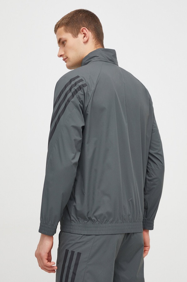 Кофта adidas колір зелений фото 3