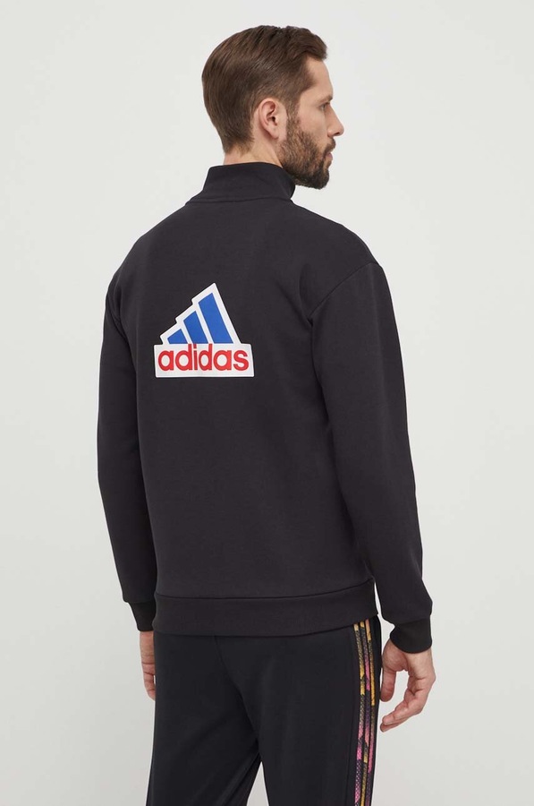 Кофта adidas колір чорний фото 3