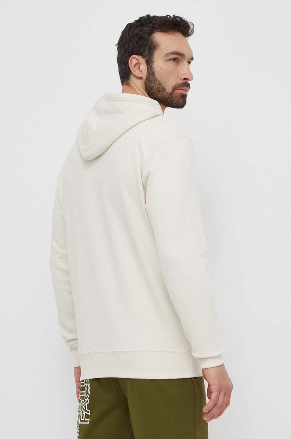 Хлопковая кофта Puma цвет бежевый фото 2