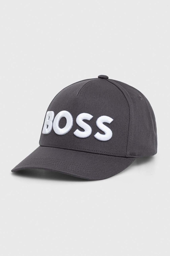 Кепка BOSS колір сірий