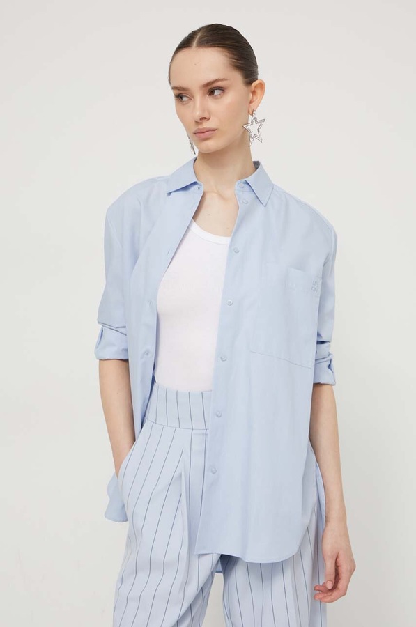 Хлопковая рубашка HUGO The Oversize Shirt
