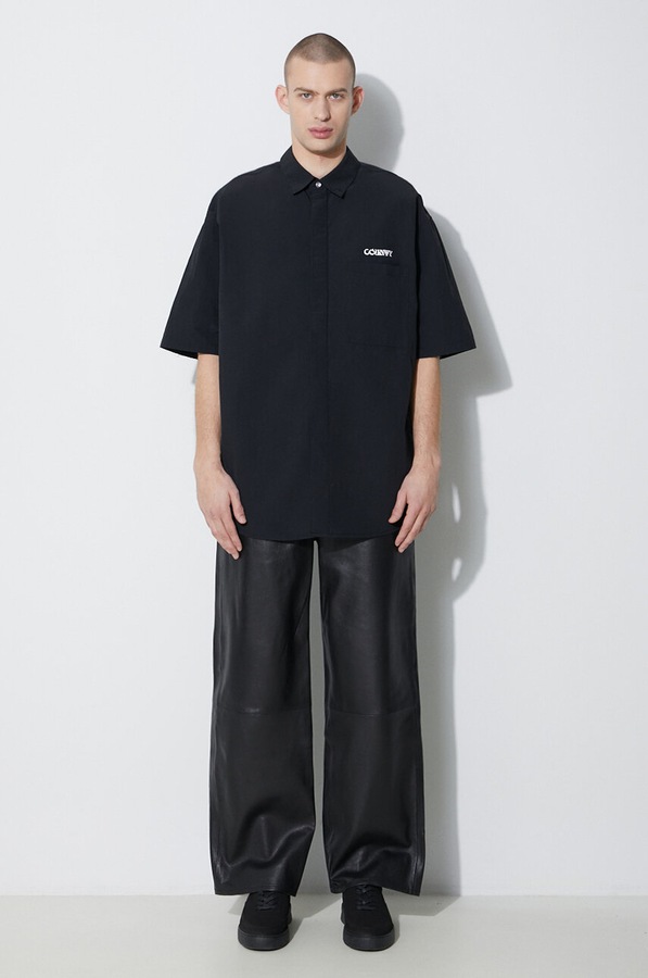 Сорочка Marcelo Burlon Logo Nylon Over Shirt колір чорний