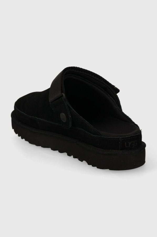 Замшеві капці UGG Goldenstar Clog колір чорний фото 2