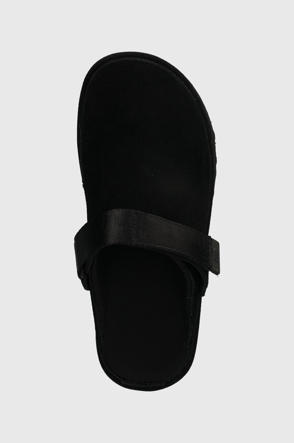 Замшеві капці UGG Goldenstar Clog колір чорний фото 4
