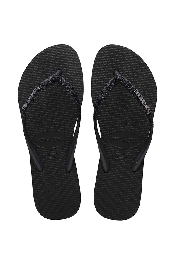 В'єтнамки Havaianas SLIM GLITTER II колір чорний