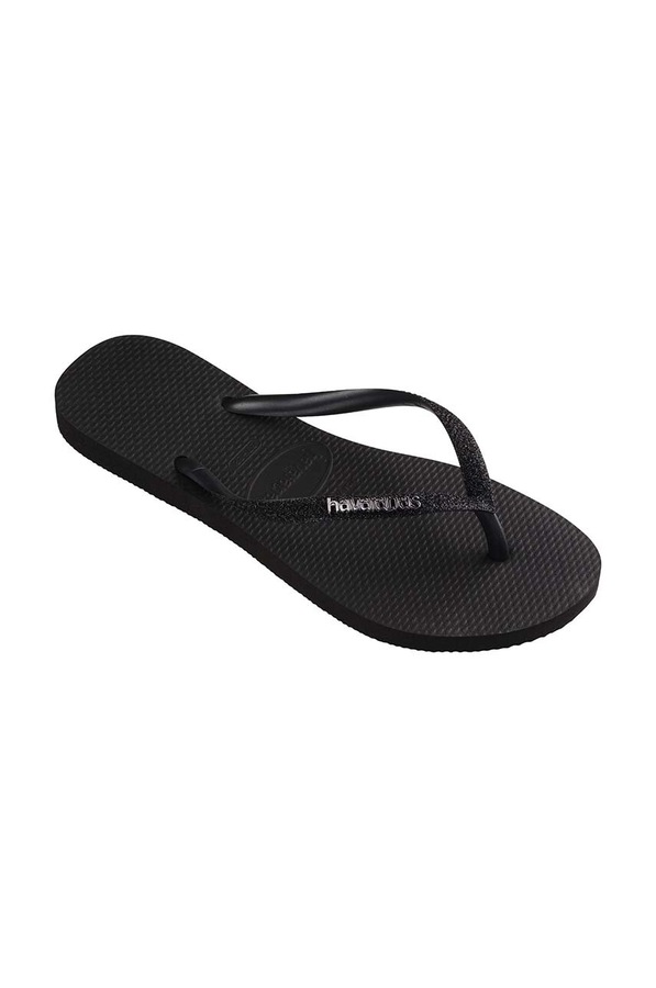 В'єтнамки Havaianas SLIM GLITTER II колір чорний фото 2