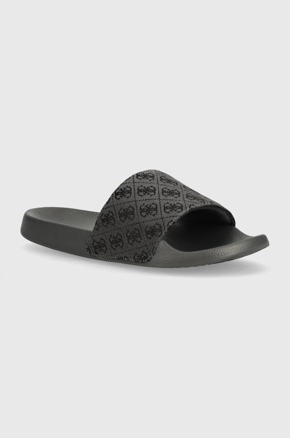 Шльопанці Guess TOKYO колір сірий