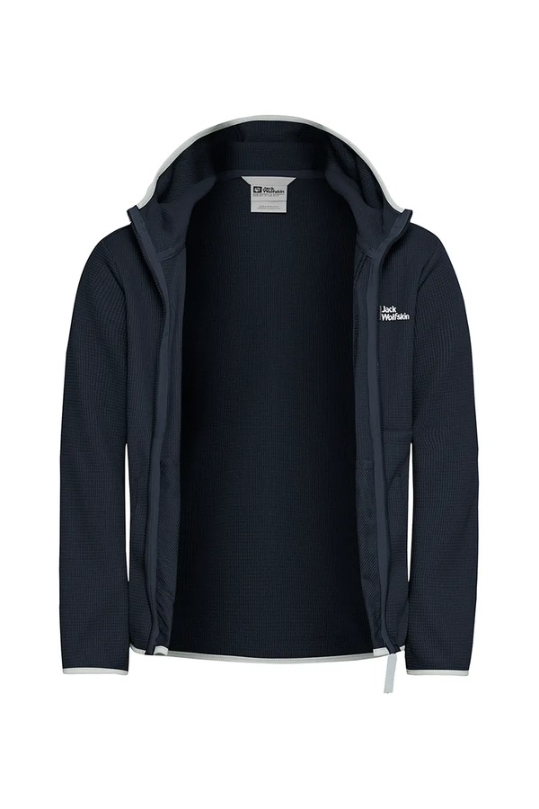 Дитяча куртка Jack Wolfskin ACTAMICRID MIDLAYER колір синій фото 3
