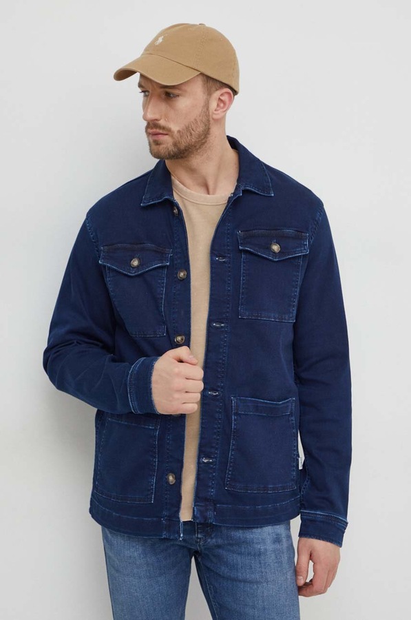Джинсова куртка Pepe Jeans BINGHAM GDG колір синій фото 2