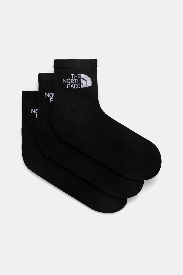 Шкарпетки The North Face 3-pack колір чорний
