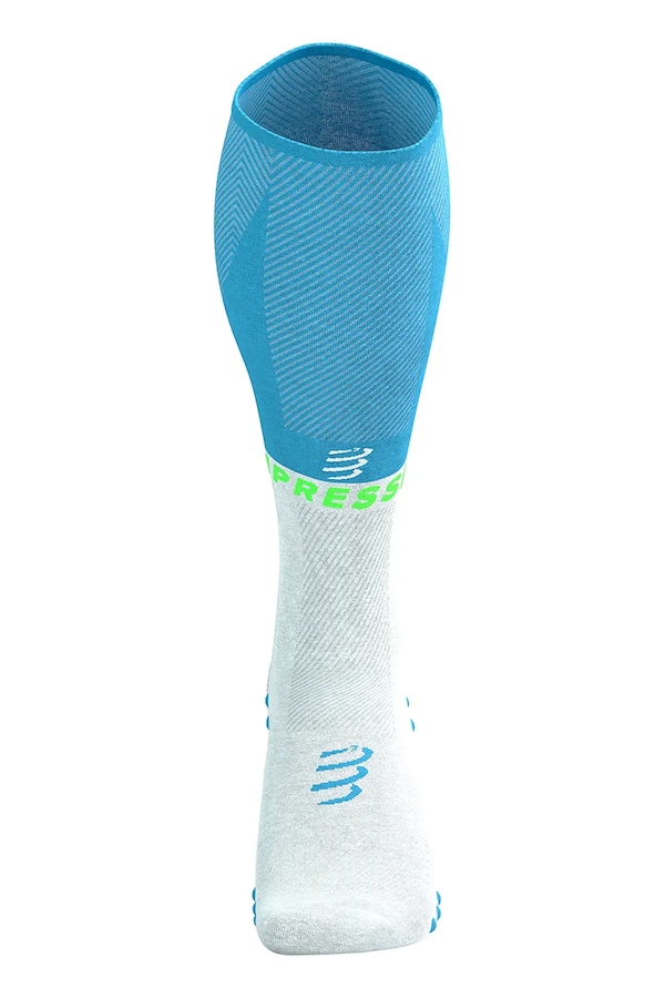 Спортивні шкарпетки Compressport Full Socks Oxygen колір блакитний