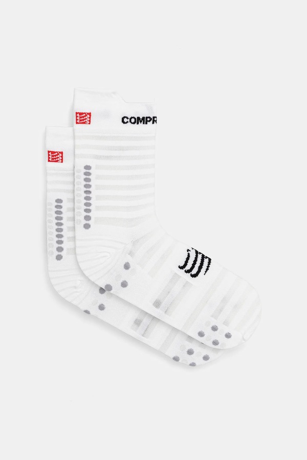 Спортивні шкарпетки Compressport ProRacingSocks v4.0 Ultralight колір білий фото 2