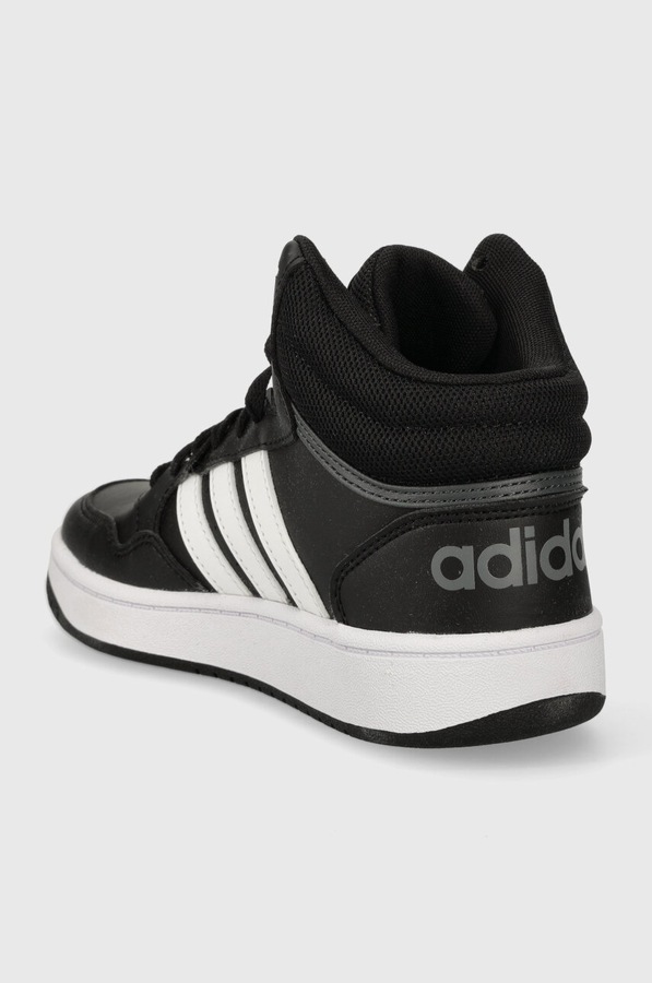 Дитячі кросівки adidas Originals HOOPS 3.0 MID K колір чорний фото 2