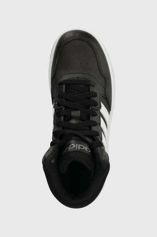 Дитячі кросівки adidas Originals HOOPS 3.0 MID K колір чорний фото 4