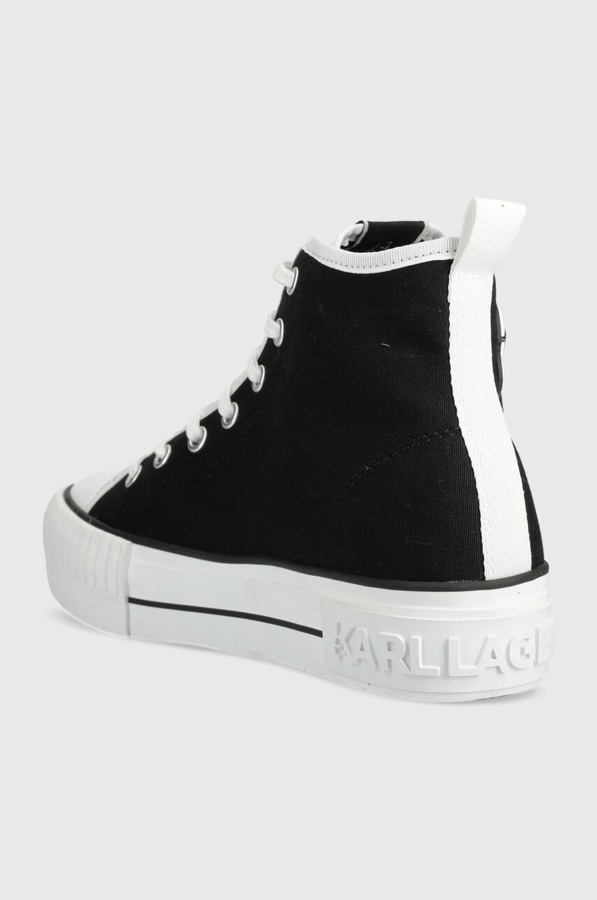 Кеди Karl Lagerfeld KAMPUS MAX NFT колір чорний фото 3