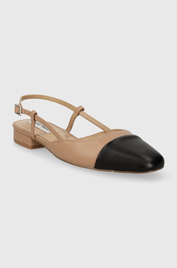 Шкіряні балетки Steve Madden Belinda колір бежевий