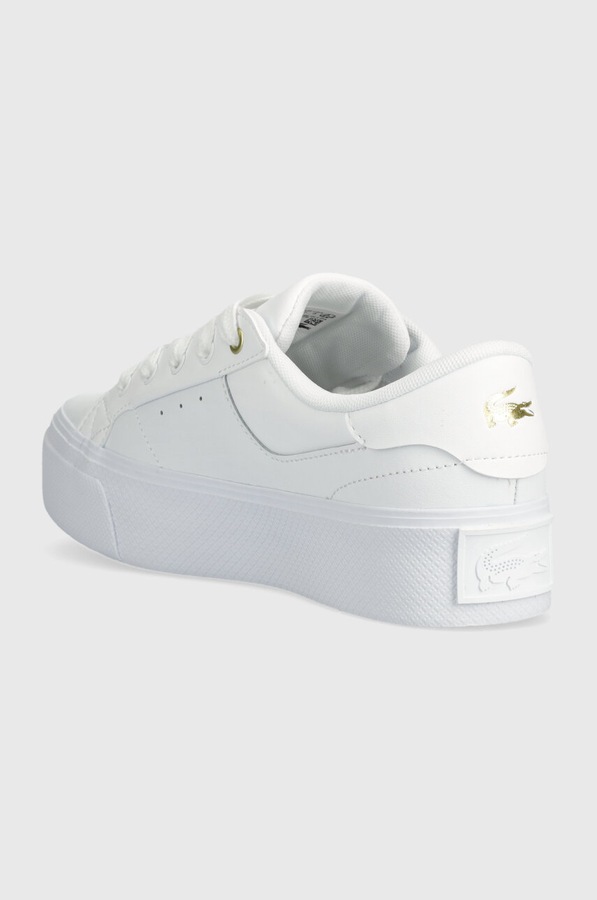 Кросівки Lacoste Ziane Platform Logo Leather колір білий фото 2