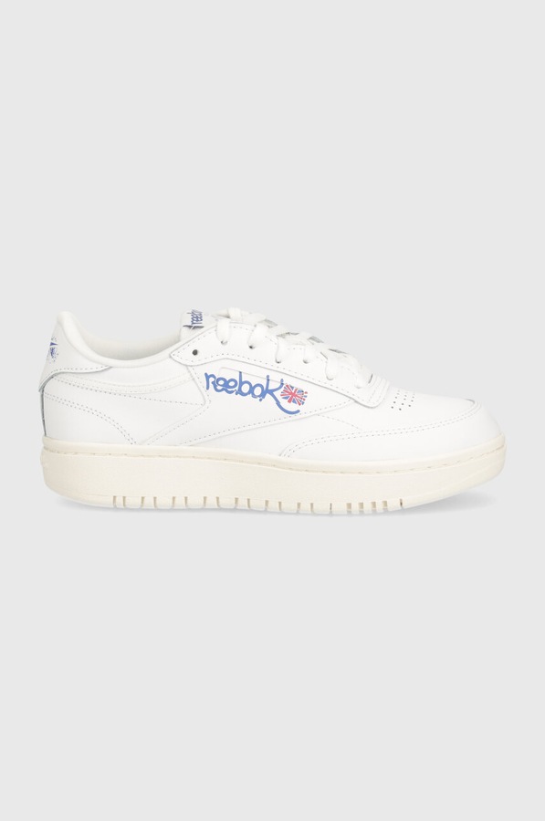 Кожаные кроссовки Reebok Classic Club C цвет белый