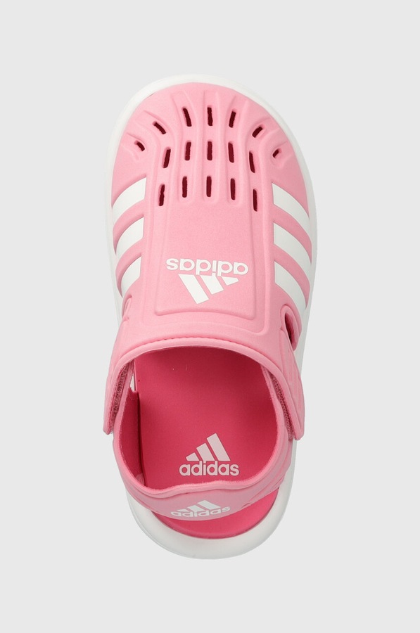 Дитяче водне взуття adidas WATER SANDAL C колір рожевий фото 4