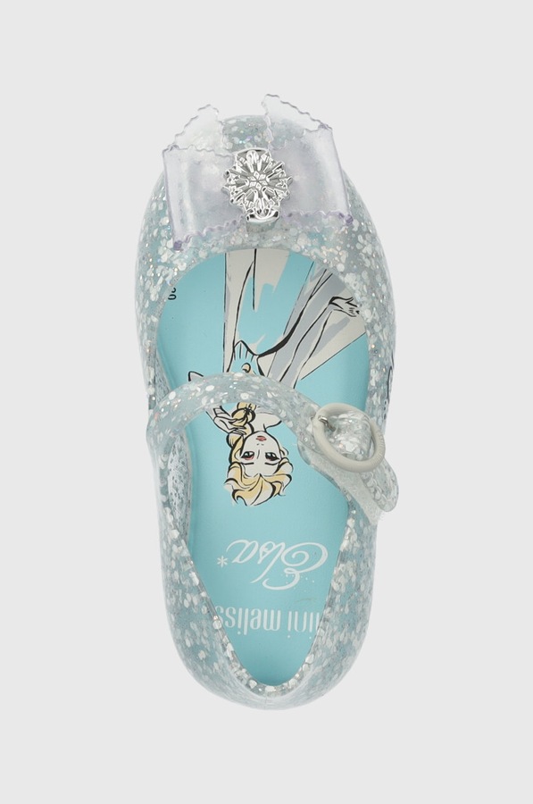 Дитячі балетки Melissa SWEET LOVE DISNEY колір срібний фото 4