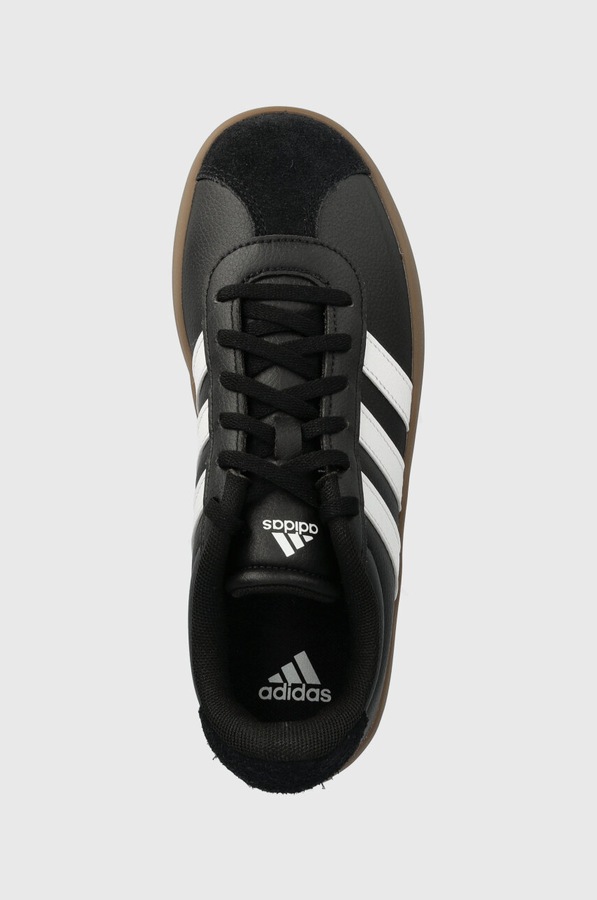 Дитячі кросівки adidas VL COURT 3.0 K колір чорний фото 4