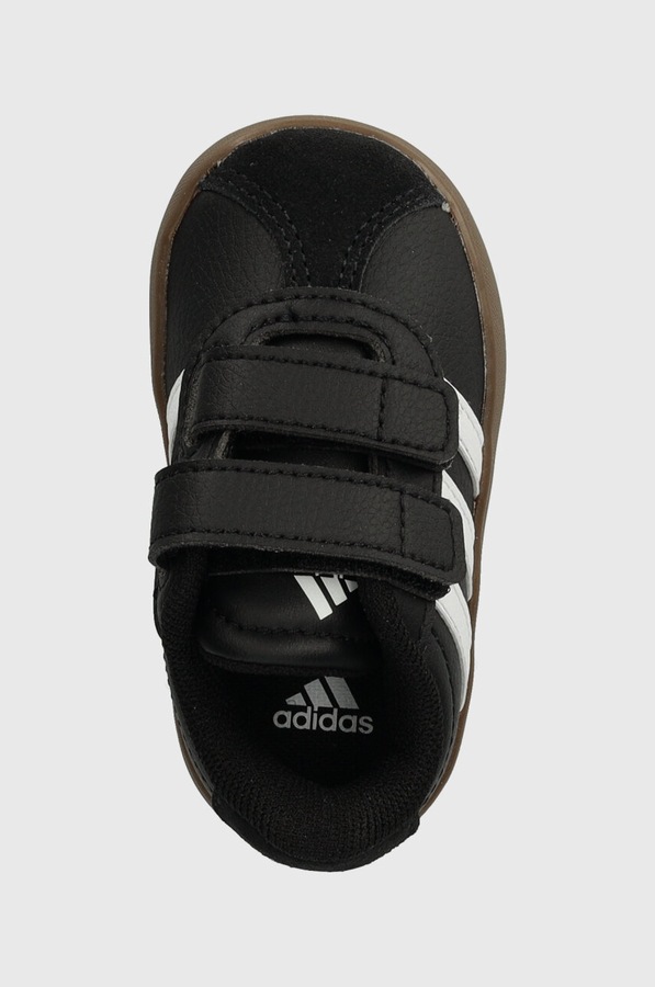 Дитячі кросівки adidas VL COURT 3.0 CF I колір чорний фото 4