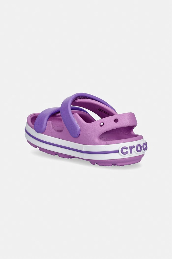 Босоножки детские Crocs CROCBAND CRUISER SANDAL цвет фиолетовый фото 2
