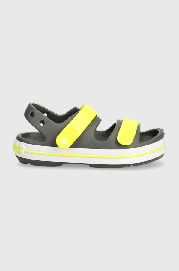 Дитячі сандалі Crocs Crocband Cruiser Sandal колір сірий